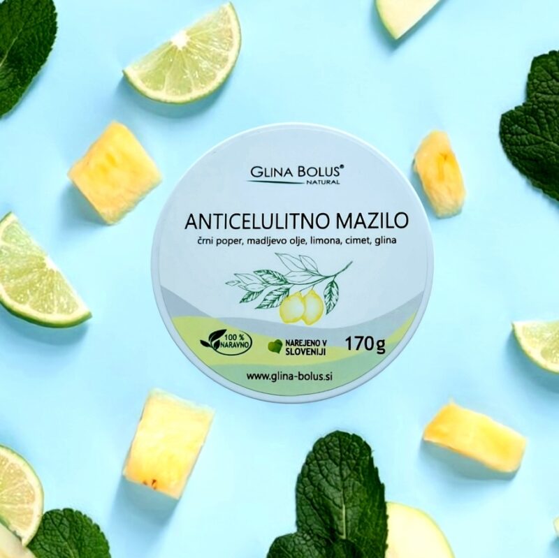 Anticelulitno mazilo z glino 170g