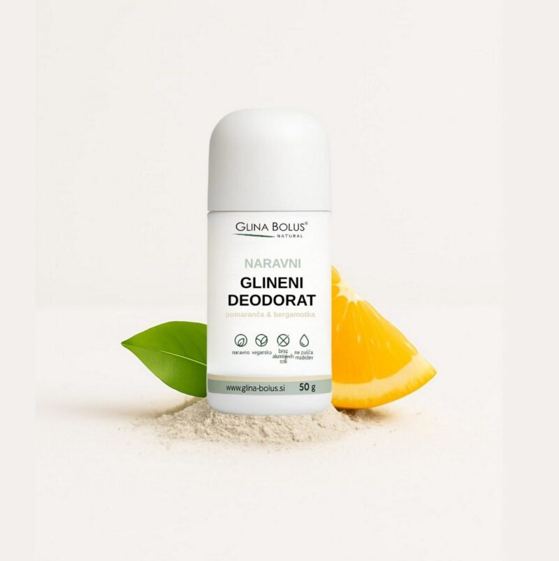 Naravni glineni deodorant roll-on