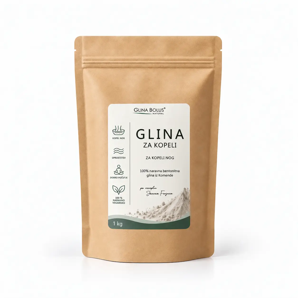 Glina za kopeli 1kg