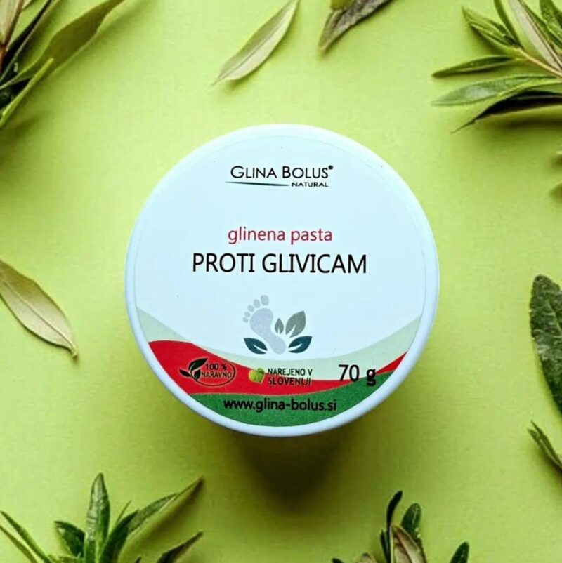 Glinena pasta proti glivicam 70g