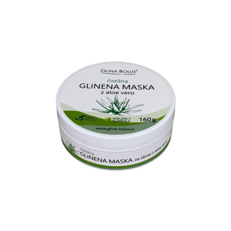 Glinena maska z aloe vero 160g