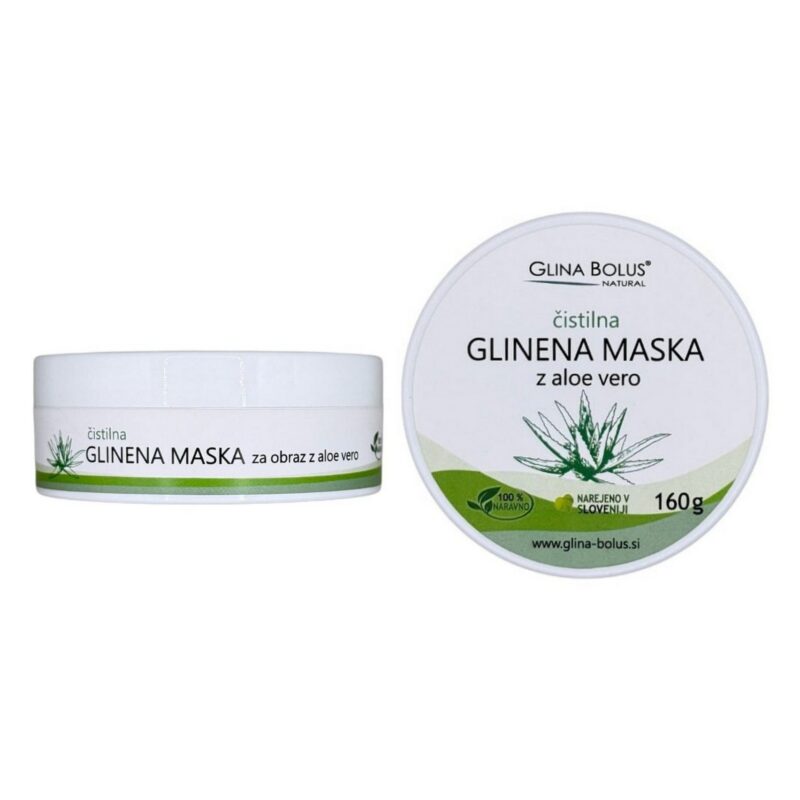 Glinena maska z aloe vero 160g