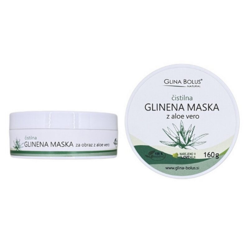 Glinena maska z aloe vero 160g