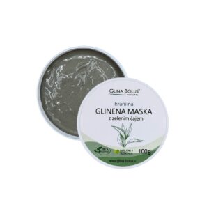 Glinena maska zeleni čaj + Glineno mazilo črne kumine