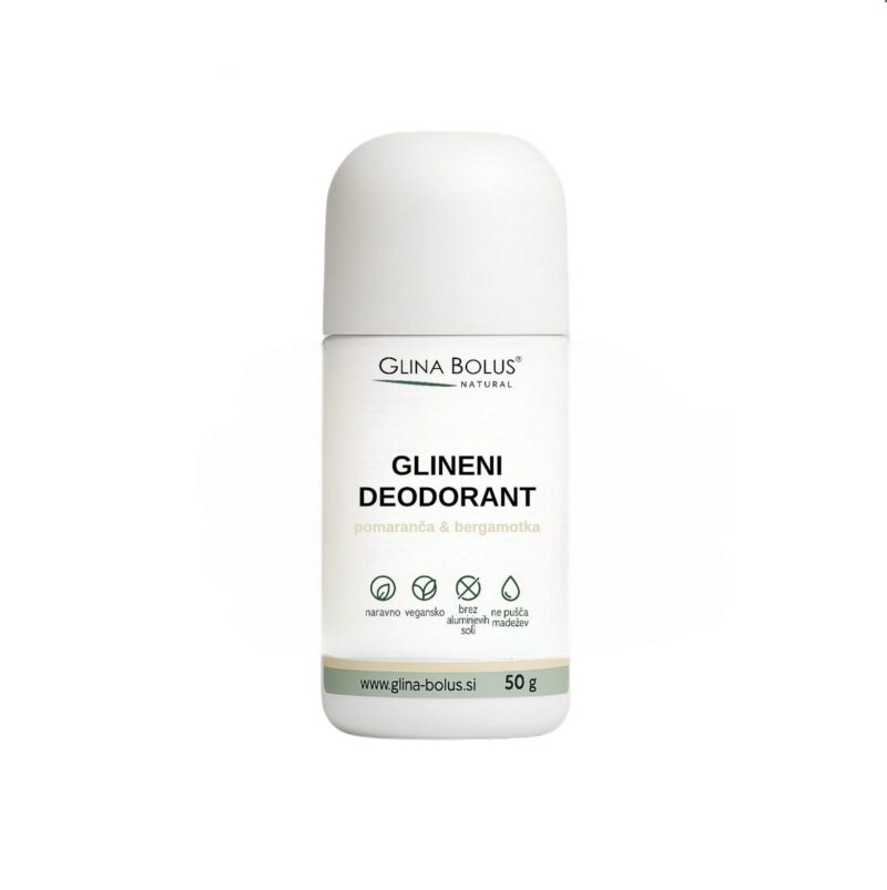 Naravni glineni deodorant roll-on