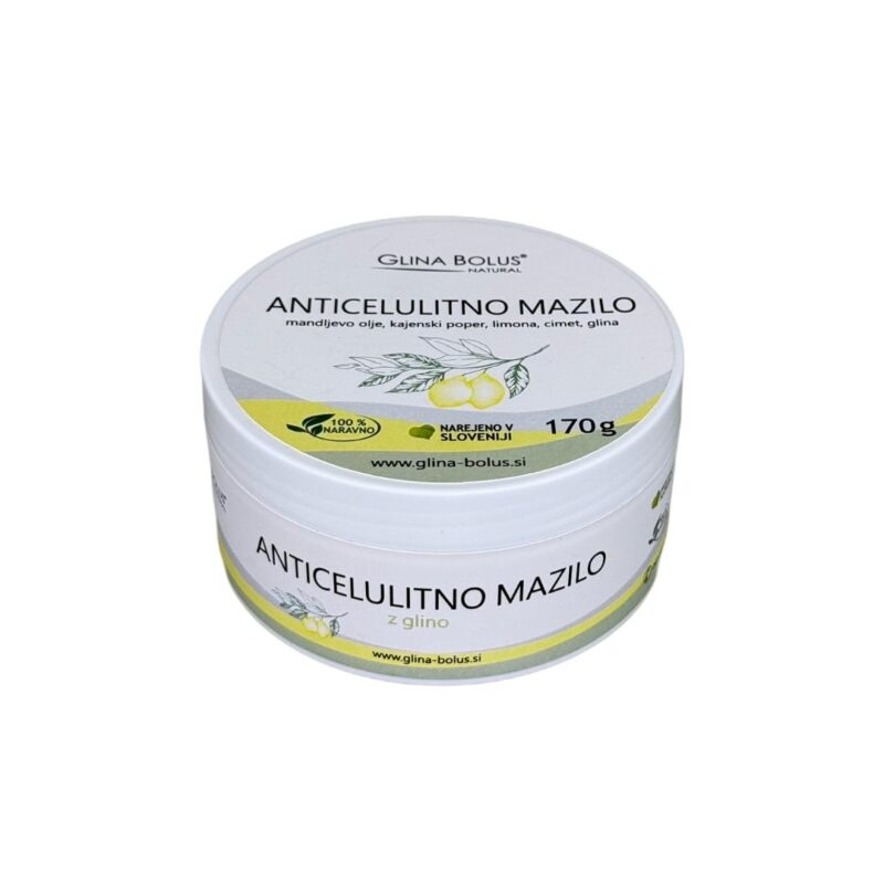 Anticelulitno mazilo z glino 170g