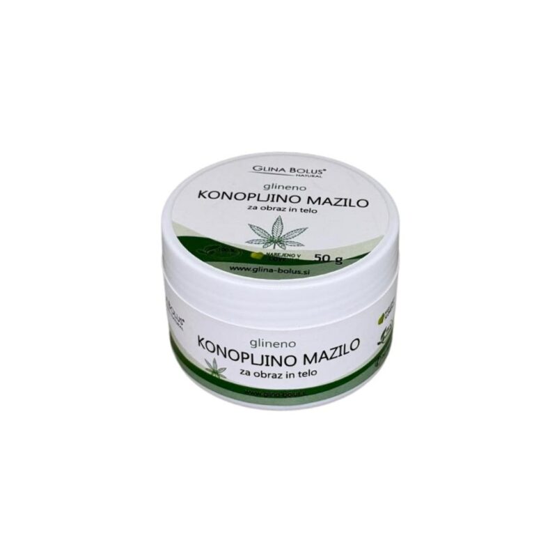 Glineno konopljino mazilo 50g