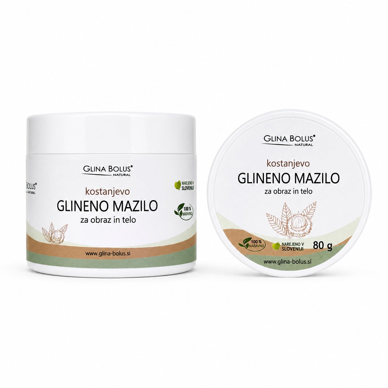 Kostanjevo Bolus glineno mazilo 80g