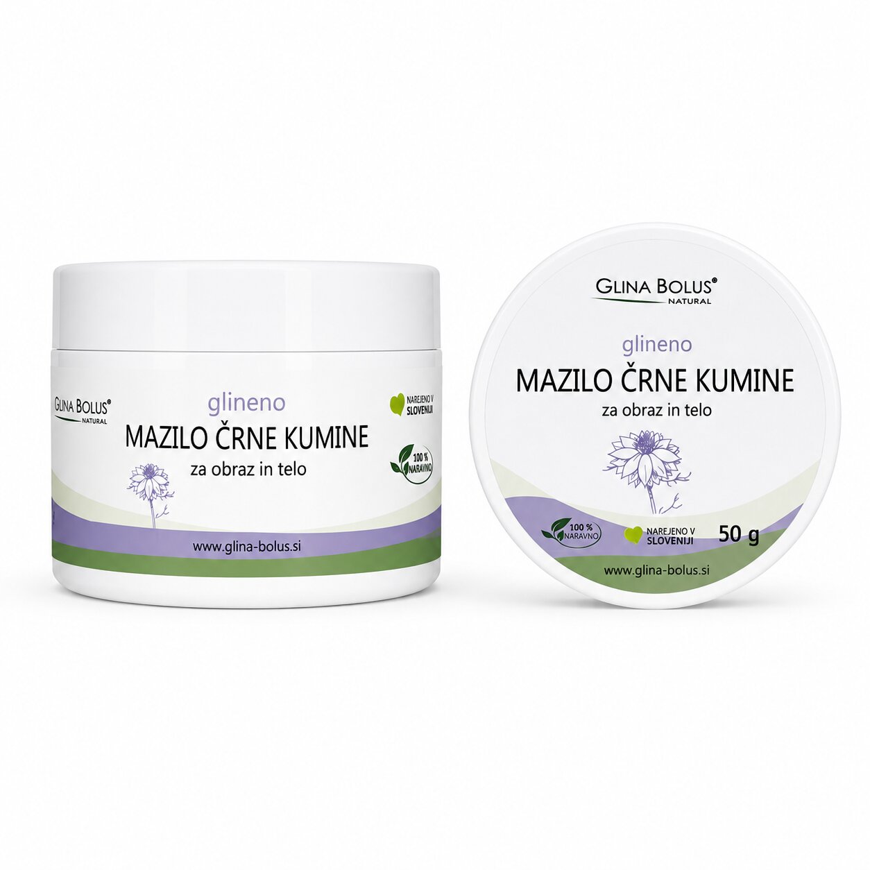 Glineno mazilo črne kumine 50g