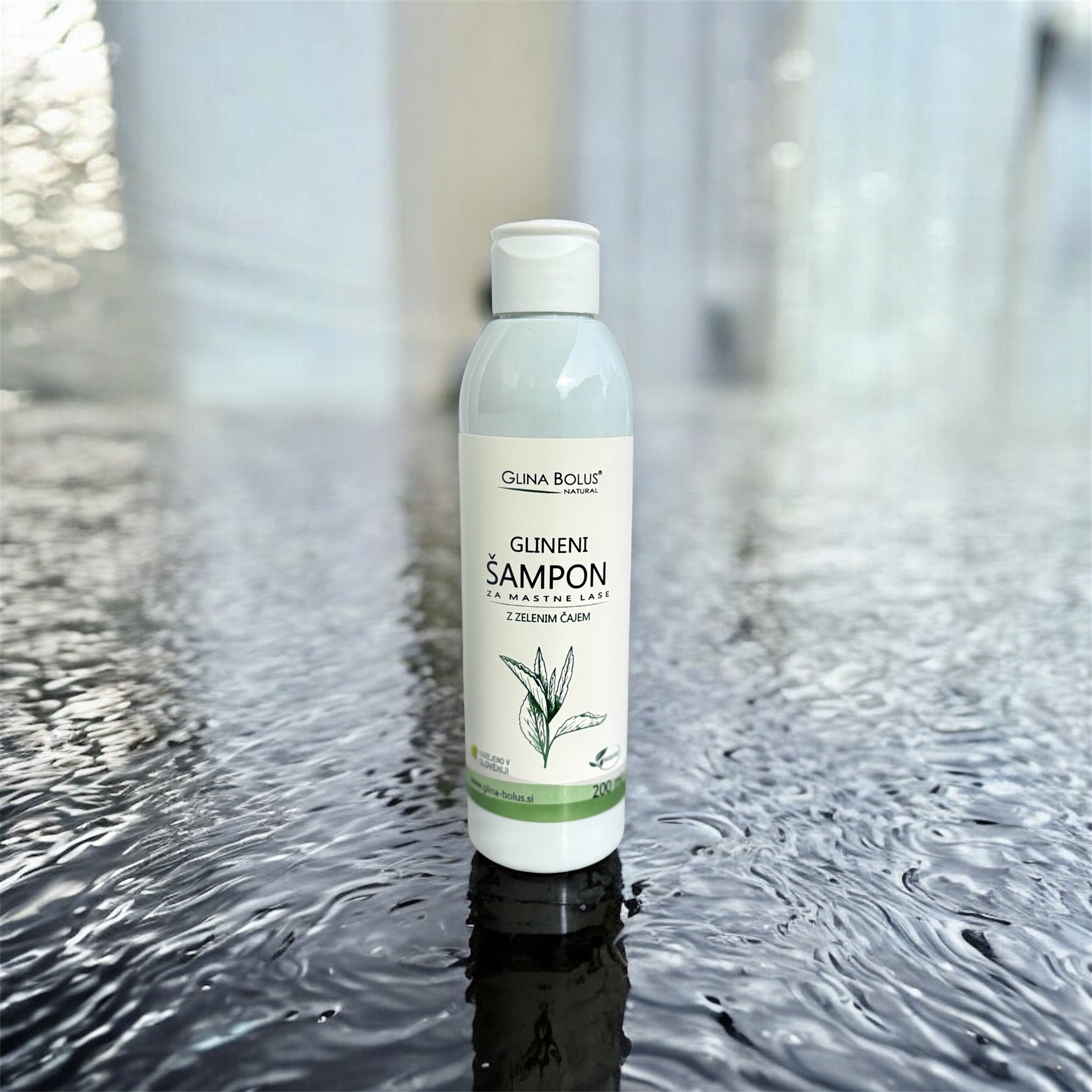 Glineni šampon z zelenim čajem + Sivkino glineno milo