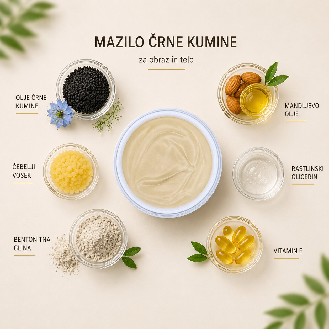 Glineno mazilo črne kumine 50g