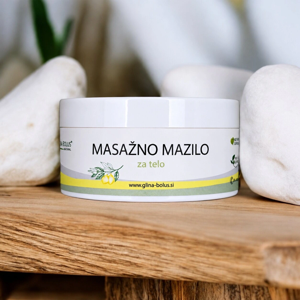 Masažno mazilo z glino 170g
